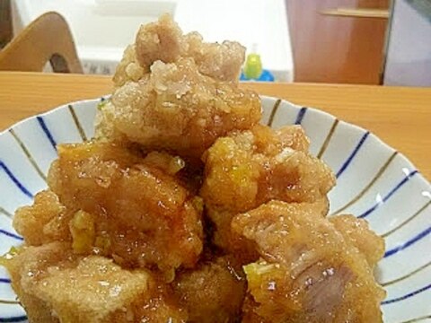 豚ヒレ肉の甘酢あん